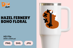 Hazel Fernery Boho Floral Monogram Product Image 1