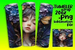 Custom Wraps for 20oz Tumbler , Fairy Product Image 1