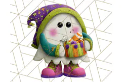 Colorful Halloween Clipart PNG, Cute Kids & Candy Clip Art Product Image 3