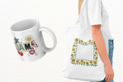 Sunflowers Doodle Frames Clipart Product Image 3