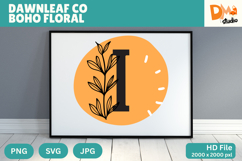 Dawnleaf Co Boho Floral Monogram Product Image 1