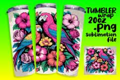 Creative 20oz Tumbler Template , Birds Product Image 1
