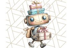 Robot Clipart, Soft Realistic Full Body Robot PNG Images Product Image 3