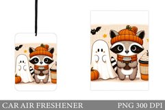 Cute Raccoon Car Air Freshener. Halloween Car Air Freshener Product Image 1