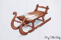 Cozy Christmas Sublimation Clipart PNG Product Image 1