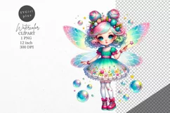 Whimsical clipart, Fairy clipart, Whimsical fairy Product Image 1