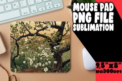 Springtime Splendor: Floral Mouse Pad Design Product Image 1