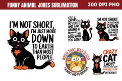 Funny animal Jokes Sublimation PNG Product Image 1