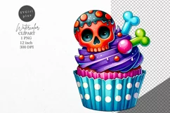 Halloween clipart, Cupcake clipart, Autumn clipart Product Image 1