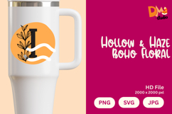 Hollow &amp; Haze Boho Floral Monogram Product Image 1