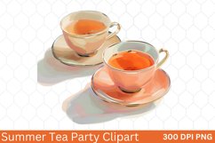 Summer Tea Party Clipart Bundle Product Image 10