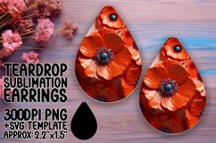 Radiant Flower Pattern Drops Product Image 1