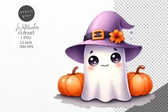 Halloween clipart, Ghost clipart, Autumn clipart Product Image 1