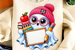 Teacher Christmas Pencil Bow Paper PNG, Teacher School PNG Product Image 2
