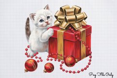 Christmas Cats Clipart PNG Product Image 1