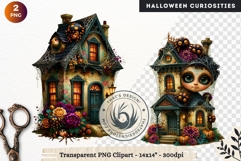 Surreal Halloween Character Cliparts Spooky Curiosities Product Image 1