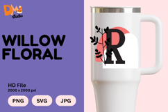 Willow Floral Monogram Product Image 1