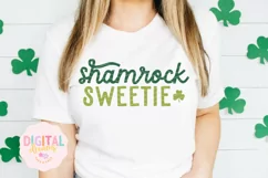 Shamrock Sweetie St Patrick's Day SVG PNG Product Image 1