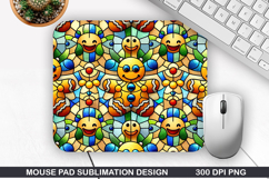 Mouse Pad Sublimation, Christmas Mouse Pad PNG Design Product Image 1