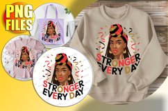 Vibrant TSHIRT Gift Ideas PNG, Afro Woman Product Image 1