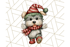 Christmas Animal Clipart, Festive Animals in Holiday Outfits Product Image 3