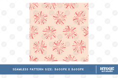 American 4th of July Fireworks Seamless Pattern Bundle Set Product Image 3