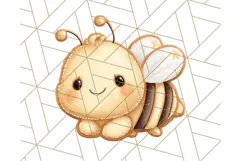 Adorable Bee Clipart PNG, Cute Bees and Accessories PNG Product Image 3