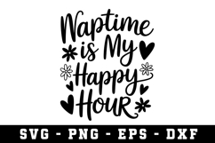 Waptime Is My Happy Hour Svg |Mother SVG Cut file Product Image 1