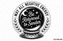 May All Negative Energy Svg | Halloween Svg | Svg Cut Files Product Image 1