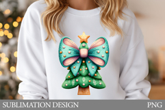 Christmas Tree T-Shirt Design. Christmas Tree Sublimation Product Image 1