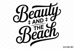 Beauty and the Beach svg | Summer Svg | Svg Cut Files Product Image 1
