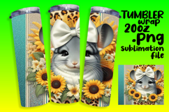 DYNAMIC 20oz Tumbler Artwork , Cute Animals Product Image 1