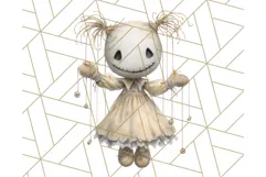 Possessed Toys Clipart PNG Haunted Doll Characters Product Image 3