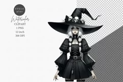 Halloween clipart, Witch clipart, Autumn clipart Product Image 1