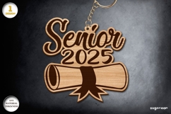 Graduation Keychaine Laser Cut Bundle | Keyring | Glowforge Product Image 6