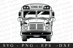 School bus SVG | SVG Cut files | Cricut Product Image 1