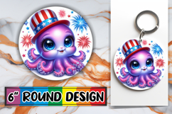 Radiant Circle Ornaments PNG, USA Animals Product Image 1