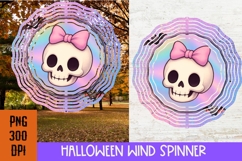 Cute Halloween Wind Spinner PNG, Iridescent Halloween PNG Product Image 2