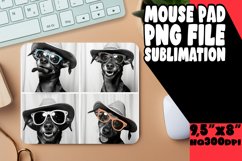 Cheerful Puppy Photo Mouse Pad Sublimation Design for Person Product Image 1