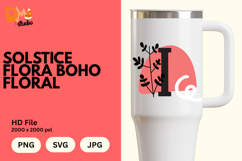 Solstice Flora Boho Floral Monogram Product Image 1