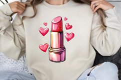 Retro Valentine Clipart PNG Product Image 1