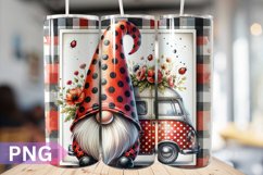 Ladybug Gnome Tumbler PNG Bundle Product Image 8