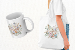 Flowers &amp; Butterfly Mothers Day Clipart 20 PNG Product Image 3