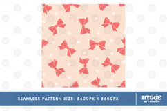 American 4th of July Patriotic Coquette Bow Seamless Pattern Product Image 2
