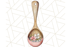 Cottagecore Kitchen Clipart, Vintage Country Floral Kitchen Product Image 3