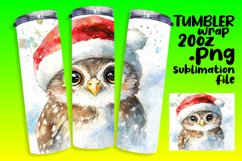 SLEEK PNG Tumbler Design 20oz , Christmas Animals Product Image 1