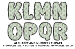 Safari Alphabet PNG - Letters &amp; Numbers Clipart 300 DPI Product Image 3