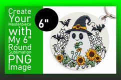 Trendy Round Design for Keychain Art , Halloween Product Image 1