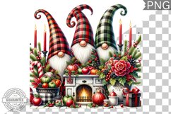 Christmas Gnome Sublimation - Clipart PNG Design Product Image 1