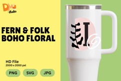 Fern &amp; Folk Boho Floral Monogram Product Image 1
